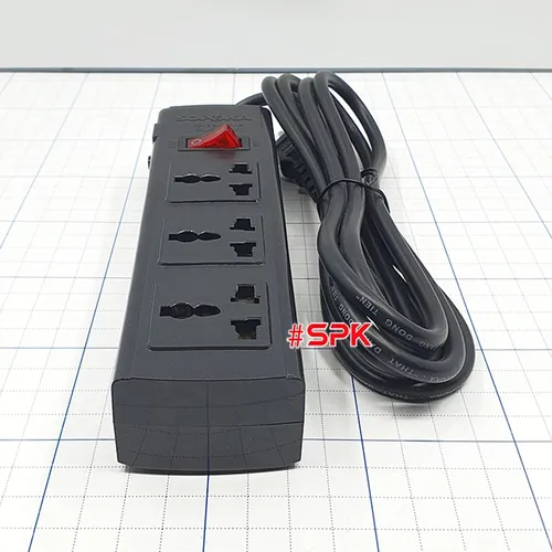 Ổ Cắm Điện 3 Lỗ Lõi Sứ Chống Cháy Tự Ngắt Điện Quá Tải 2200W 3T SOPOKA