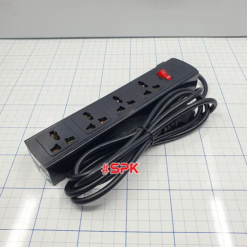 Ổ Cắm Điện 4 lỗ 2200W Lõi Sứ Chống Cháy Tự Ngắt Điện Khi Quá Tải 4T SOPOKA