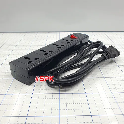 Ổ Cắm Điện 4 lỗ 2200W Lõi Sứ Chống Cháy Tự Ngắt Điện Khi Quá Tải 4T SOPOKA