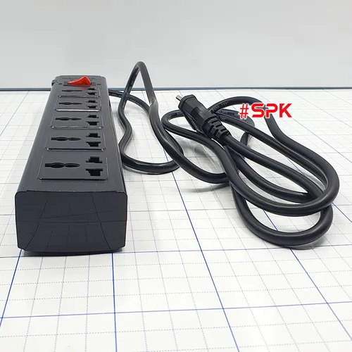 Ổ Cắm Điện 5 Lỗ 2200W Lõi Sứ Chống Cháy Tự Ngắt Điện Khi Quá Tải 5T SOPOKA