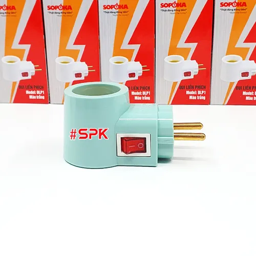 Đui Đèn Liền Phích Cắm ĐLP1 - ĐLP4 Có Công Tắc E27 SOPOKA
