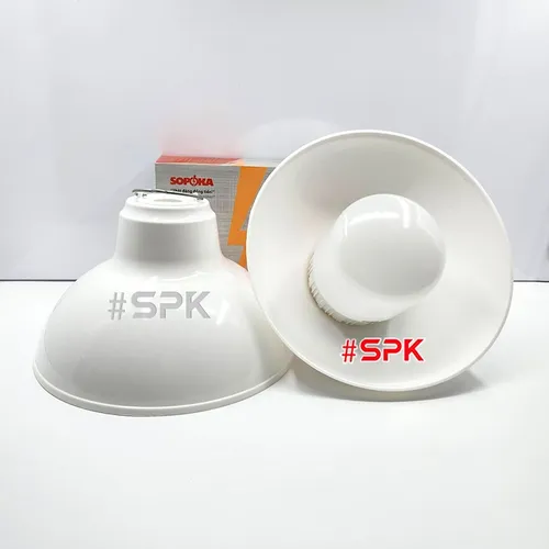 Chóa Đèn (Chao Đèn) Nhựa Có Móc Treo M300 Chống Vỡ Chống Mưa Chịu Nhiệt SOPOKA