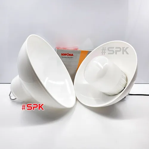 Chóa Đèn (Chao Đèn) Nhựa Có Móc Treo M300 Chống Vỡ Chống Mưa Chịu Nhiệt SOPOKA