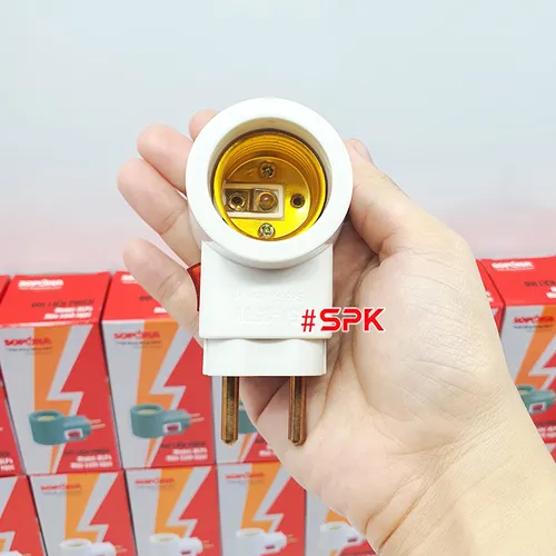 Đui Đèn Liền Phích Cắm ĐLP1 - ĐLP4 Có Công Tắc E27 SOPOKA