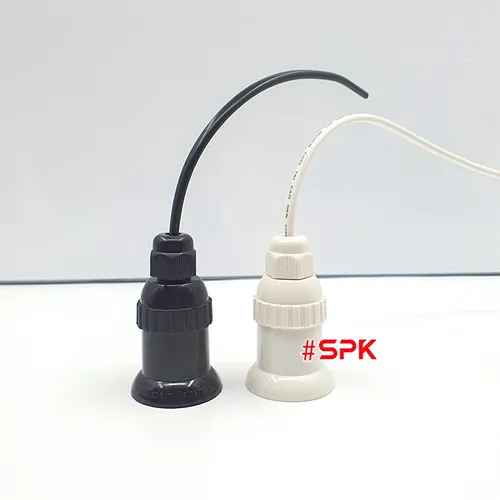 Đui Đèn Chịu Mưa Ngoài Trời Có Dây Ren Vặn E27 ĐCM 3 ĐCM 4 SOPOKA