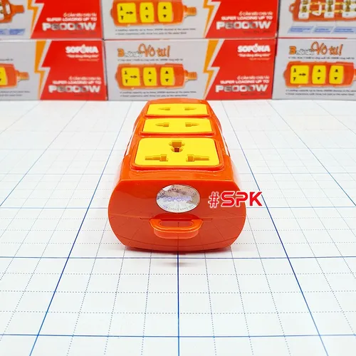 Ổ Cắm Điện 3 Lỗ 6000W Lõi Sứ Không Dây P6000W SOPOKA