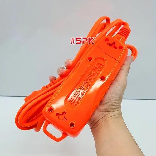 Ổ Cắm Điện 3 Lỗ Chéo SOPOKA 3C-3000W Vỏ Nhựa Chống Nhiệt Và Va Đập