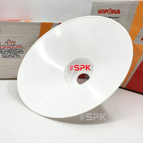 Chóa Đèn (Chao Đèn) Nhựa Có Móc Treo M250 Chống Vỡ Chống Mưa Chịu Nhiệt SOPOKA