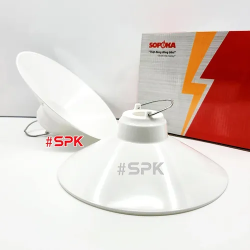 Chóa Đèn (Chao Đèn) Nhựa Có Móc Treo M250 Chống Vỡ Chống Mưa Chịu Nhiệt SOPOKA