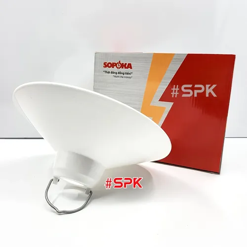 Chóa Đèn (Chao Đèn) Nhựa Có Móc Treo M250 Chống Vỡ Chống Mưa Chịu Nhiệt SOPOKA