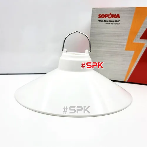 Chóa Đèn (Chao Đèn) Nhựa Có Móc Treo M250 Chống Vỡ Chống Mưa Chịu Nhiệt SOPOKA