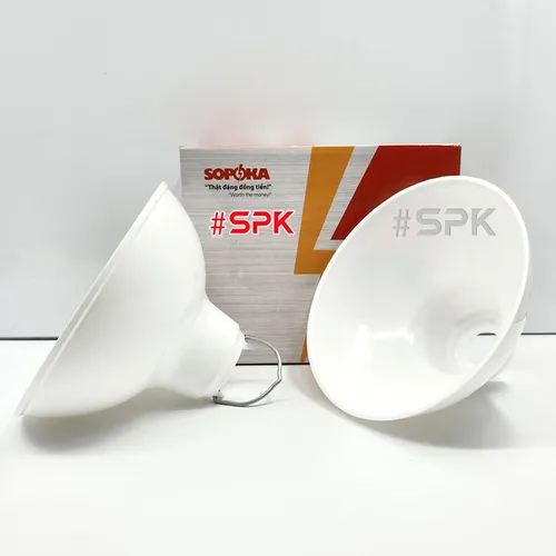 Chóa Đèn (Chao Đèn) Nhựa Có Móc Treo M200 Chống Vỡ Chống Mưa Chịu Nhiệt SOPOKA