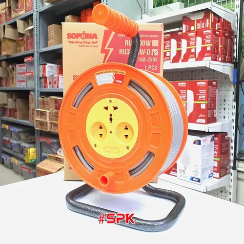 Rulo Cuộn Dây Điện 2x1.5 Công Suất 3500W SOPOKA VĨNH THỊNH