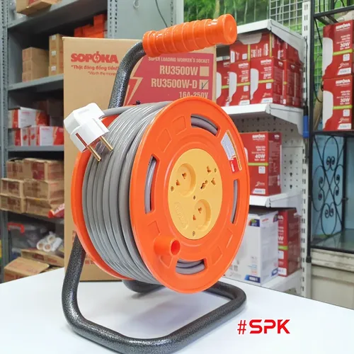 Rulo Cuộn Dây Điện 2x1.5 Công Suất 3500W SOPOKA VĨNH THỊNH