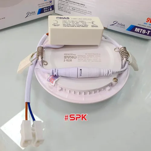 Bóng Đèn LED Âm Trần Tròn Siêu Mỏng Ánh Sáng Trắng SOPOKA