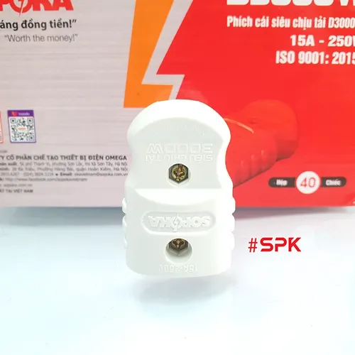 Phích Cắm Điện Âm Siêu Chịu Tải 3000W D3000W SOPOKA
