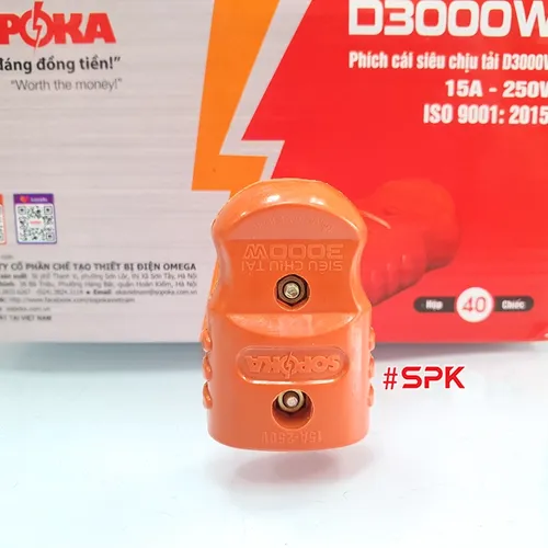 Phích Cắm Điện Âm Siêu Chịu Tải 3000W D3000W SOPOKA