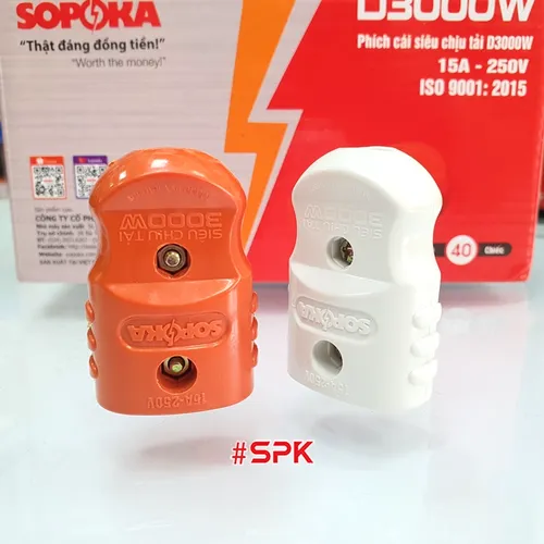 Phích Cắm Điện Âm Siêu Chịu Tải 3000W D3000W SOPOKA