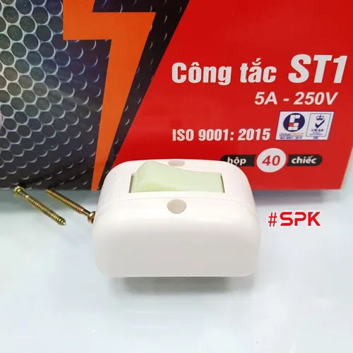 Công Tắc Rùa Táp Lô 1 Chiều 2 Cực ST1 SOPOKA