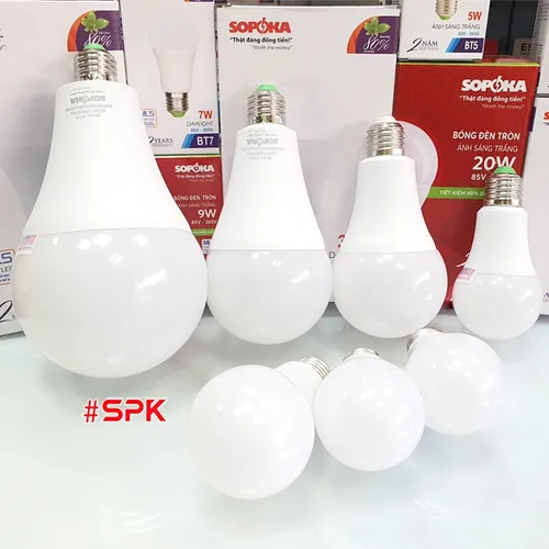 Bóng Đèn Led Tròn Mã B SOPOKA
