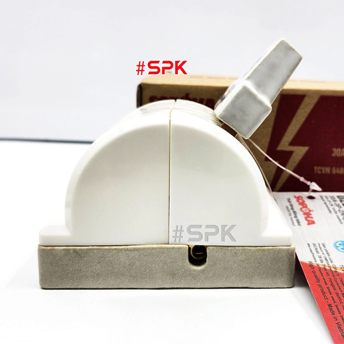 Cầu Dao Đảo Đế Sứ 3 Pha 30A 3P 2N 600V Màu Trắng D26 SOPOKA