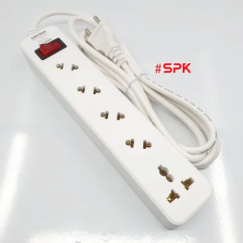 Ổ Cắm Điện 5 Lỗ Chéo 2200W 5A2 SOPOKA