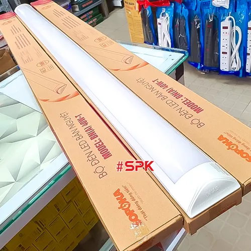 Bộ Bóng Đèn Led Bán Nguyệt 1m2 Mica 40W BN (A) 40W-T SOPOKA