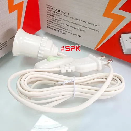Bộ Dây Đui Đèn Led Có Công Tắc ĐS6 ĐS7 SOPOKA