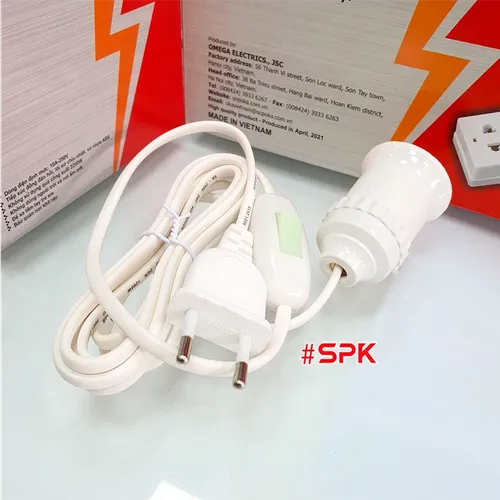Bộ Dây Đui Đèn Led Có Công Tắc ĐS6 ĐS7 SOPOKA