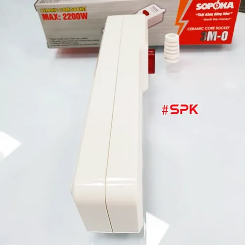 Ổ Cắm Điện 3 Lỗ 2200W Lõi Sứ Không Dây Có Công Tắc 3M-0 SOPOKA