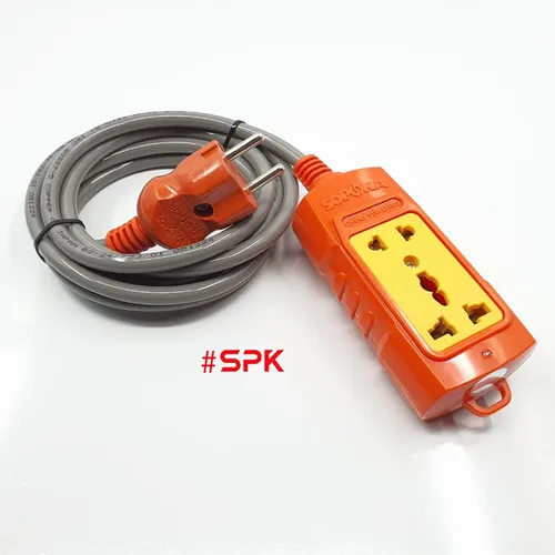 Ổ Cắm Điện 2 Lỗ 3000W Ráp Dây Vĩnh Thịnh 2S-6000W SOPOKA
