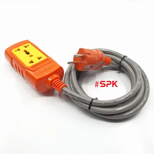 Ổ Cắm Điện 2 Lỗ 3000W Ráp Dây Vĩnh Thịnh 2S-6000W SOPOKA