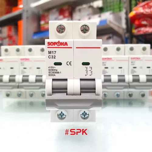 Aptomat 1 Pha MCB Tép 2P M17 SOPOKA