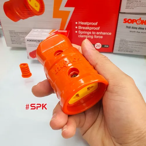 Phích Cắm Điện Âm Siêu Chịu Tải 3000W A3000W-Đ SOPOKA
