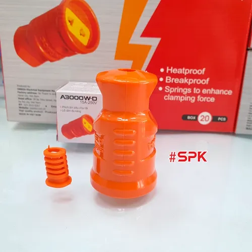 Phích Cắm Điện Âm Siêu Chịu Tải 3000W A3000W-Đ SOPOKA