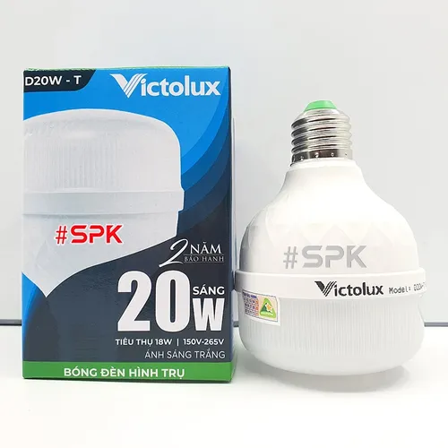 Bóng Đèn LED Hình Trụ Victolux (SOPOKA) 20W - 30W - 40W - 50W - 60W