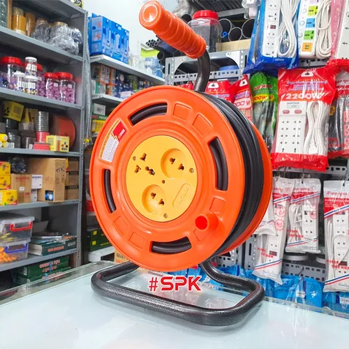 Rulo Cuộn Dây Điện SOPOKA Ráp Dây 2x1.5 CADIVI VCmt Tròn 2 Lớp Vỏ, Công Suất 3500W