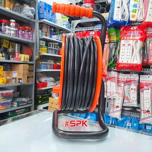 Rulo Cuộn Dây Điện SOPOKA Ráp Dây 2x1.5 CADIVI VCmt Tròn 2 Lớp Vỏ, Công Suất 3500W
