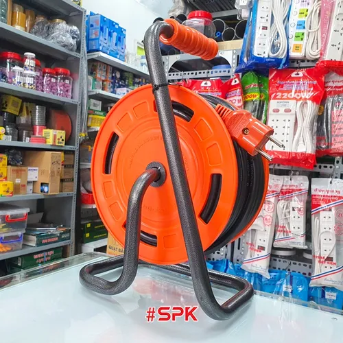 Rulo Cuộn Dây Điện SOPOKA Ráp Dây 2x1.5 CADIVI VCmt Tròn 2 Lớp Vỏ, Công Suất 3500W