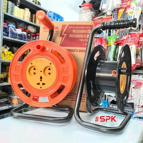 Ổ Cắm Điện Rulo Công Trường Siêu Chịu Tải Không Dây RU3500W SOPOKA