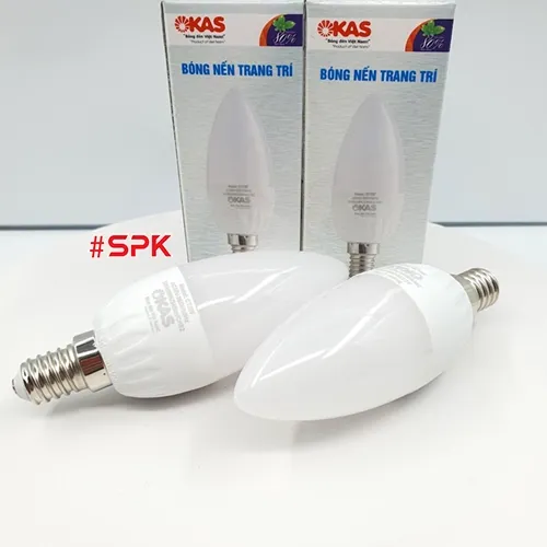 Bóng Đèn Led Nến Trang Trí Sáng Trắng Kích Cỡ Đui E14 SOPOKA - 3W