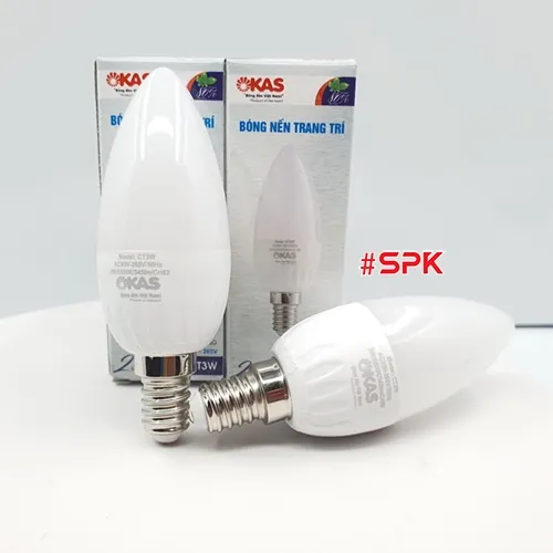 Bóng Đèn Led Nến Trang Trí Sáng Trắng Kích Cỡ Đui E14 SOPOKA - 3W