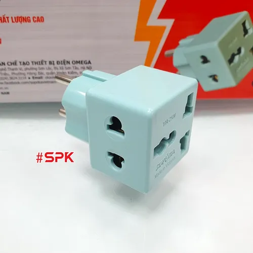 Đầu Nối Phích Cắm Chia Điện 2 Lỗ Đa Năng P15 SOPOKA