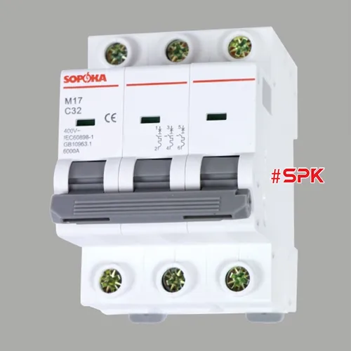 Aptomat 3 Pha MCB 3P M17 SOPOKA