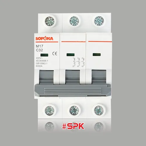 Aptomat 3 Pha MCB 3P M17 SOPOKA
