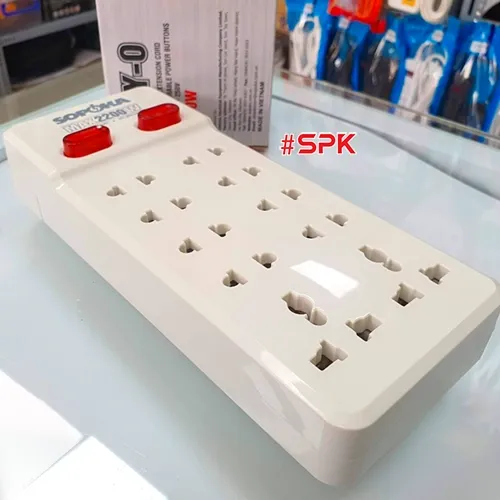 Ổ Cắm Điện 10 Lỗ Không Dây 2200W Lõi Sứ Chịu Nhiệt 10Y-0 SOPOKA