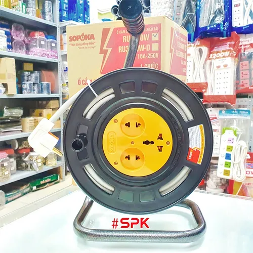 Rulo Cuộn Dây Điện 2x2.5 Công Suất 3500W 16A LION DAPHACO SOPOKA