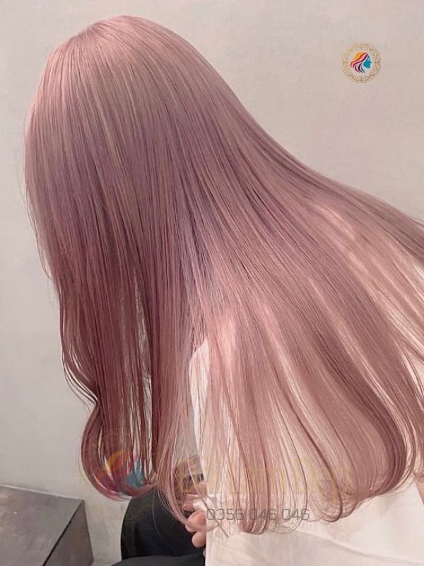 Nhuộm tóc hồng đào tone Pastel nhẹ nhàng mượt mà tại Đài Làm Đẹp Nhuộm tóc hồng đào tone Pastel nhẹ nhàng mượt mà tại Đài Làm Đẹp
