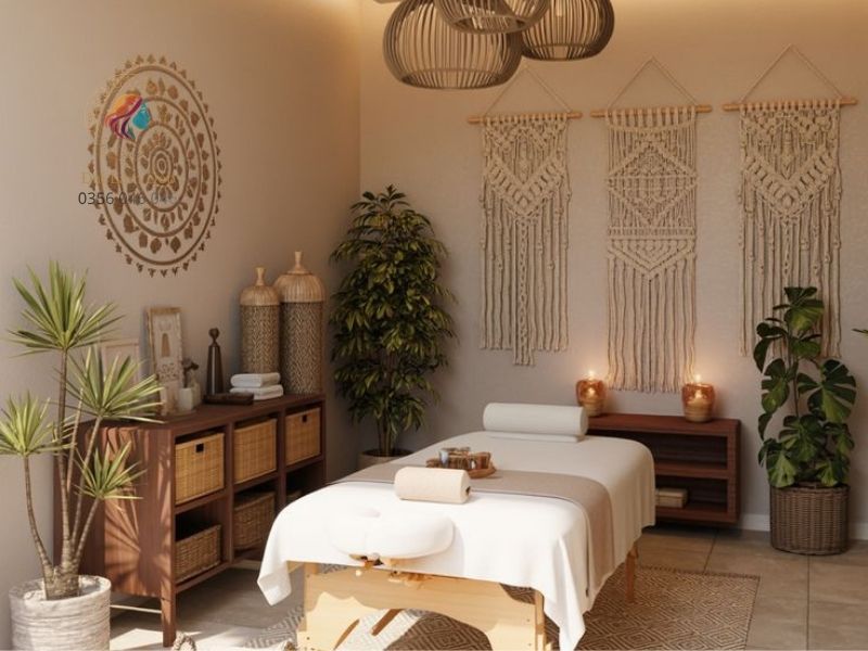 Ánh sáng dịu nhẹ trong không gian gội đầu thư giãn giúp xoa dịu thần kinh Ánh sáng dịu nhẹ trong không gian gội đầu thư giãn giúp xoa dịu thần kinh