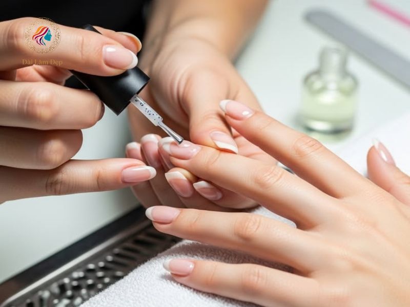 Kỹ thuật vuốt cọ sơn móng tay chuẩn xác giúp lớp sơn mỏng mịn đều màu Kỹ thuật vuốt cọ sơn móng tay chuẩn xác giúp lớp sơn mỏng mịn đều màu